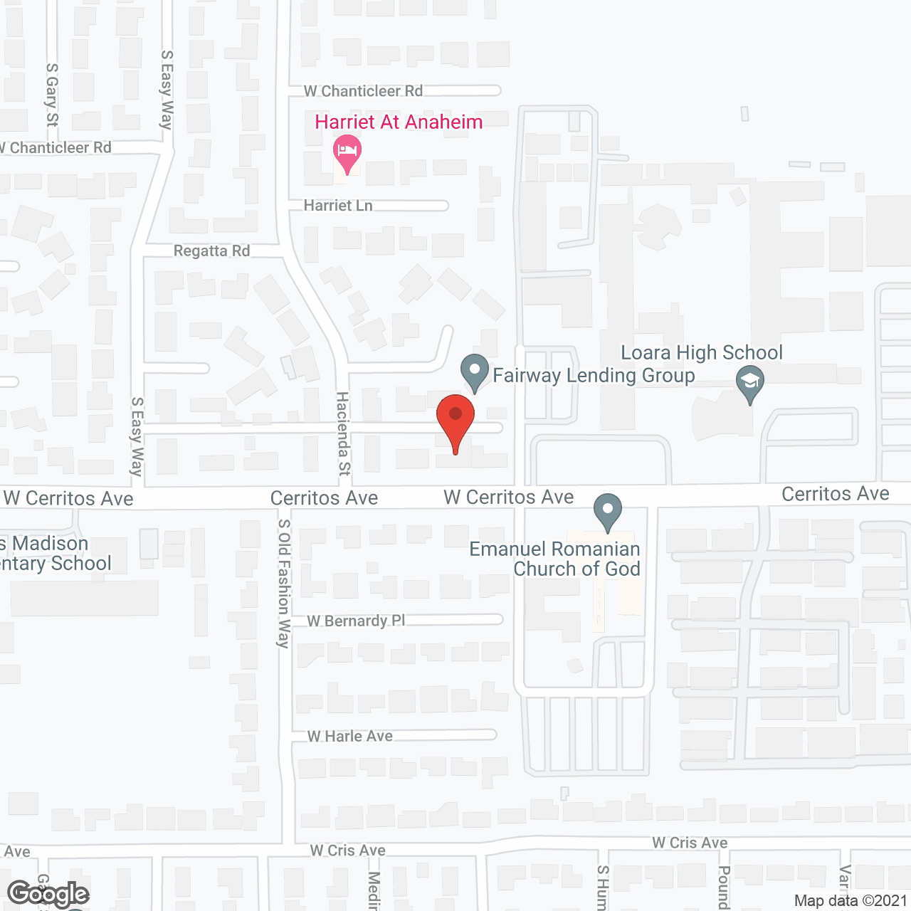 Extraordinary Assisted Living of Anaheim in google map