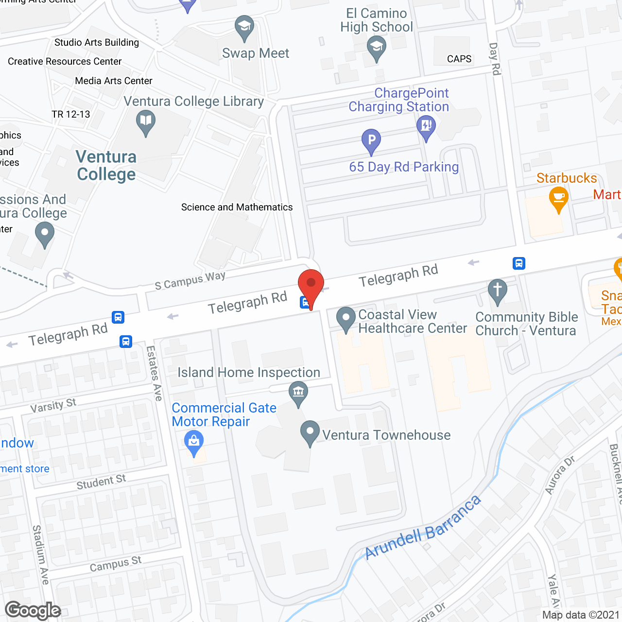 Ventura Townehouse in google map