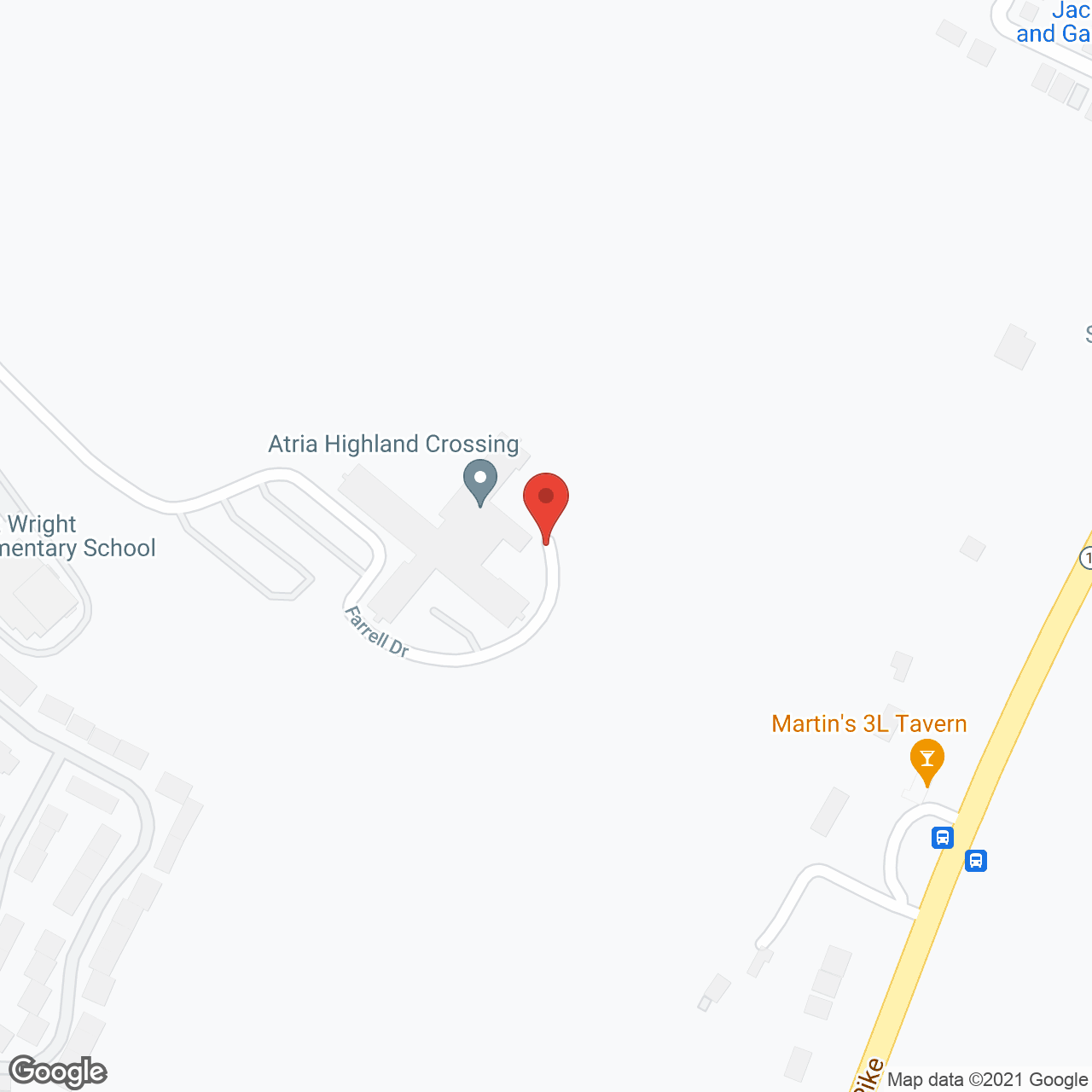 Atria Highland Crossing in google map