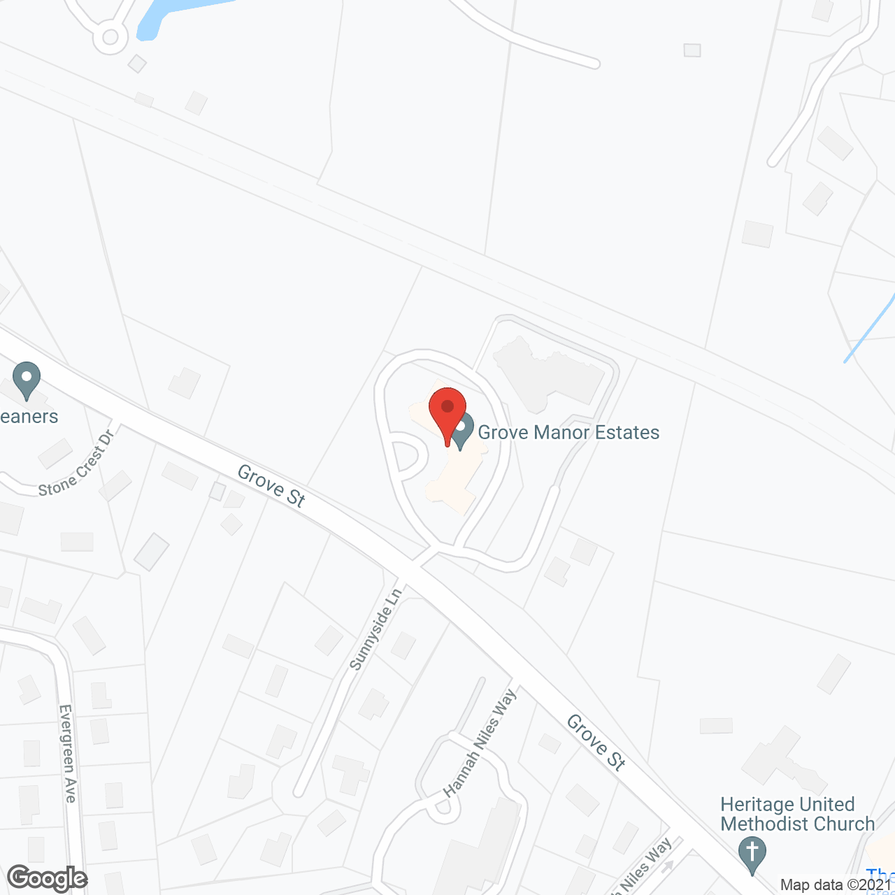 Grove Manor Estates in google map