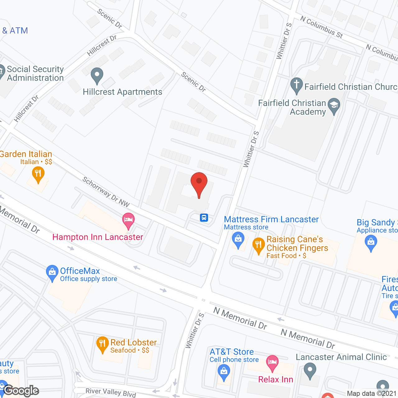 The Ridge at Lancaster in google map