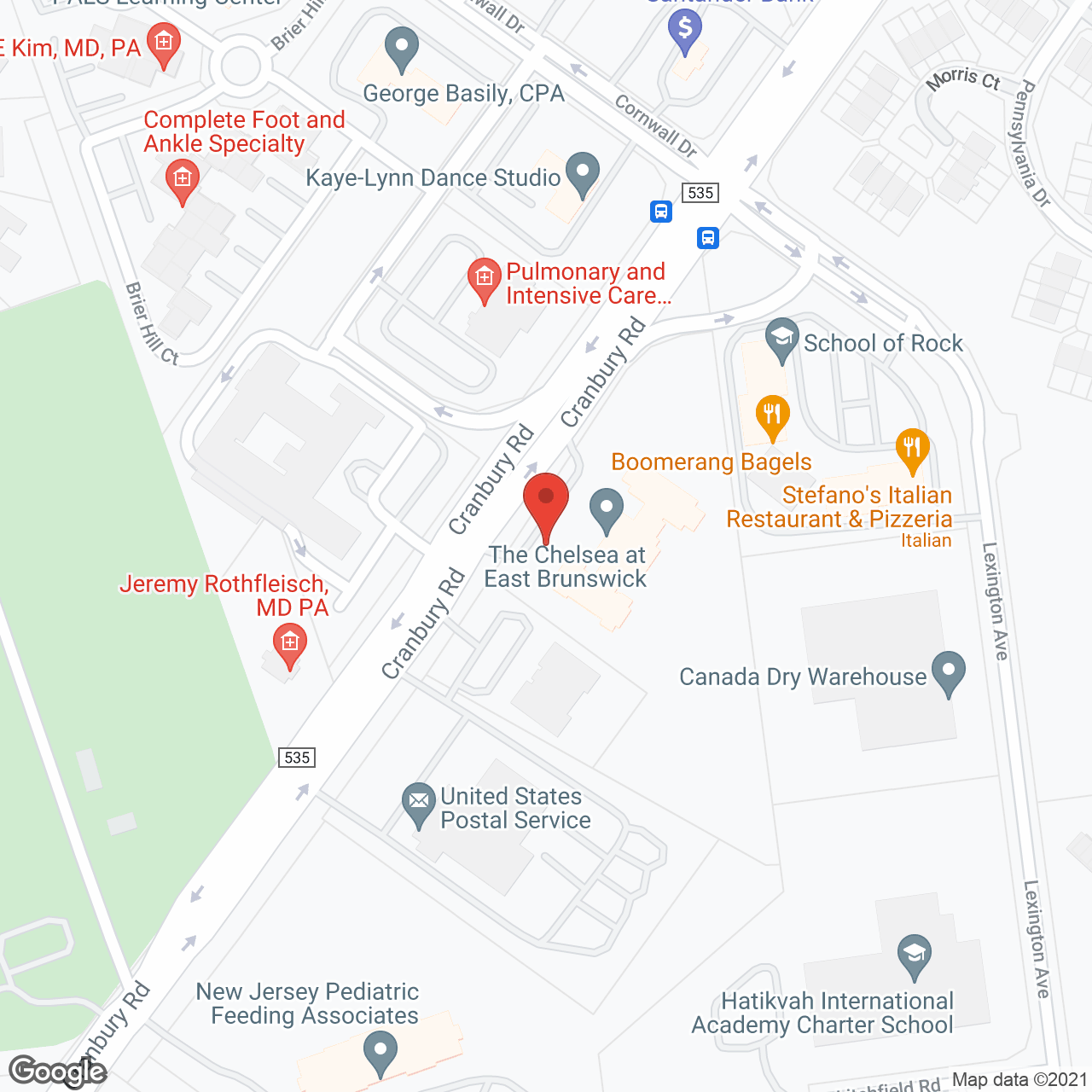The Chelsea at East Brunswick in google map