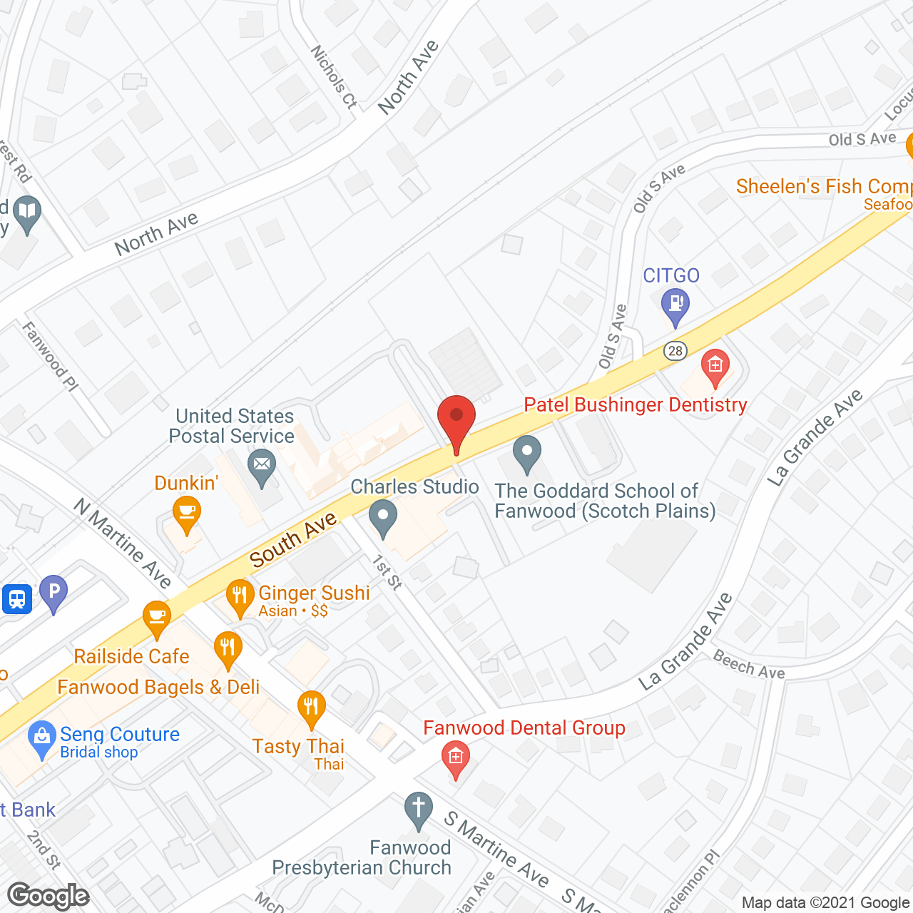 The Chelsea at Fanwood in google map