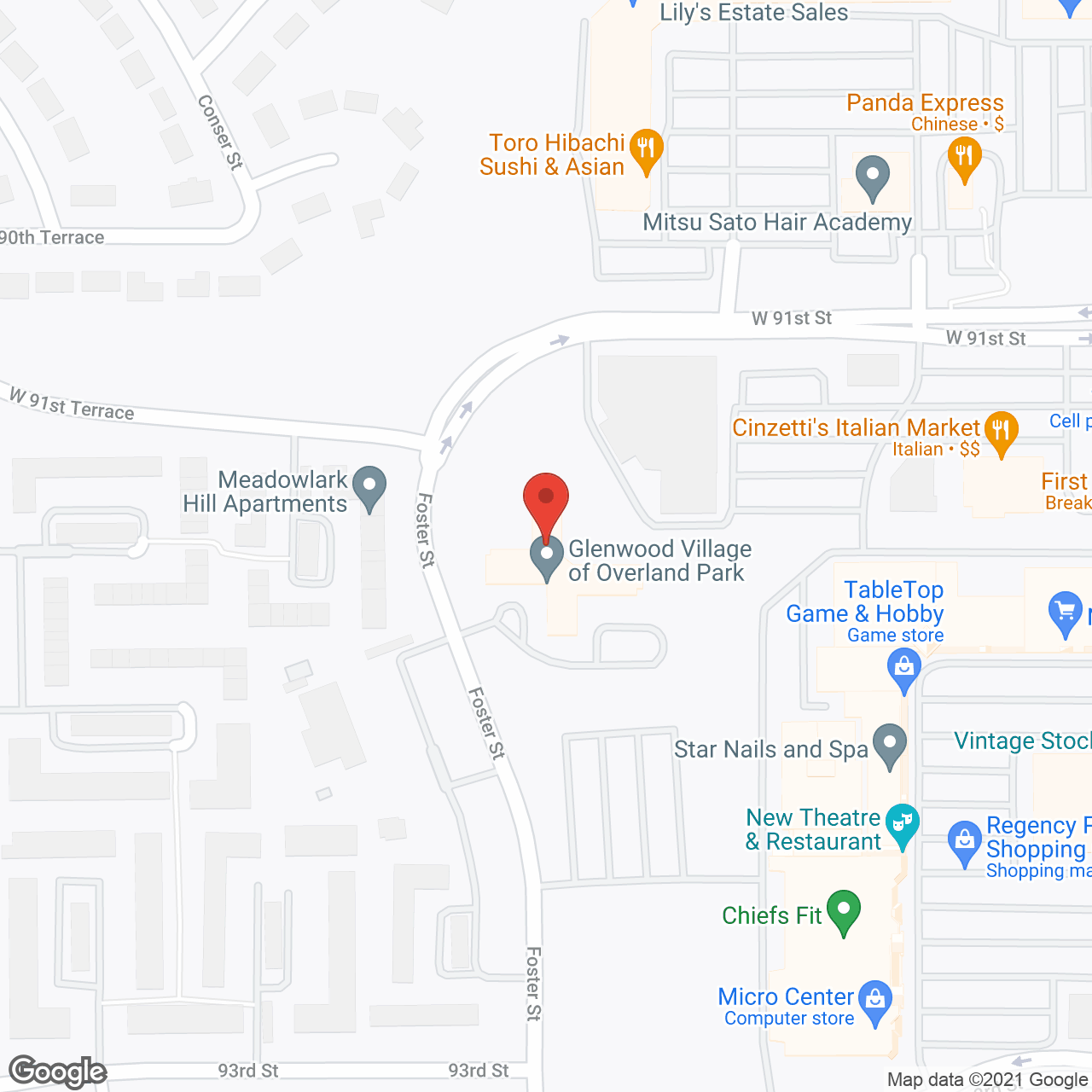 EPOCH Assisted Living of Overland Park in google map