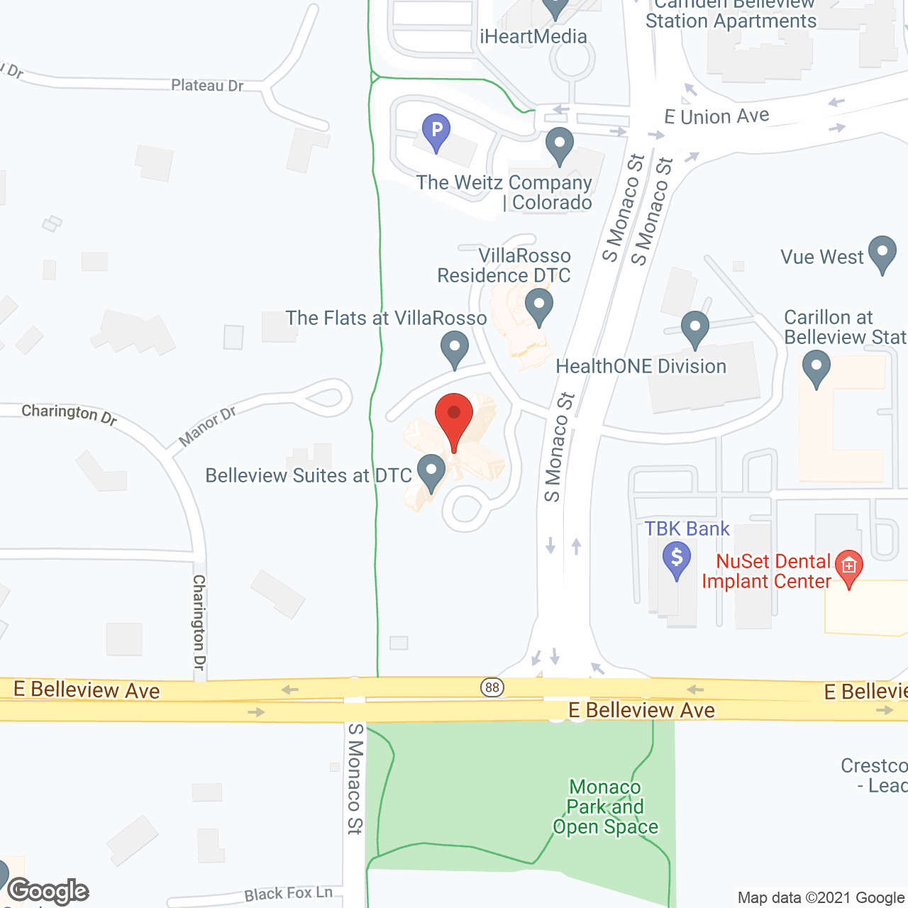 EPOCH Assisted Living of Denver in google map