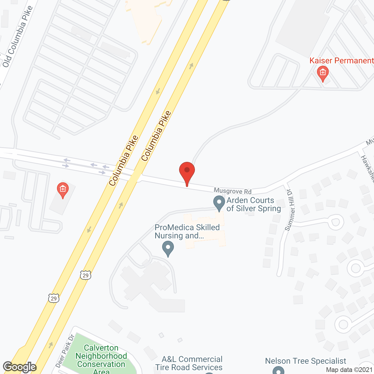 Arden Courts A ProMedica Memory Care Community in Silver Spring in google map