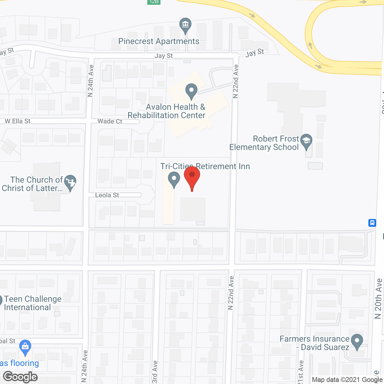Tri-Cities Retirement Inn in google map