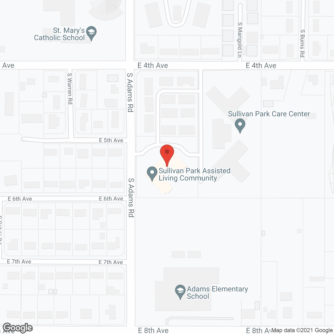 Sullivan Park Assisted Living Community in google map