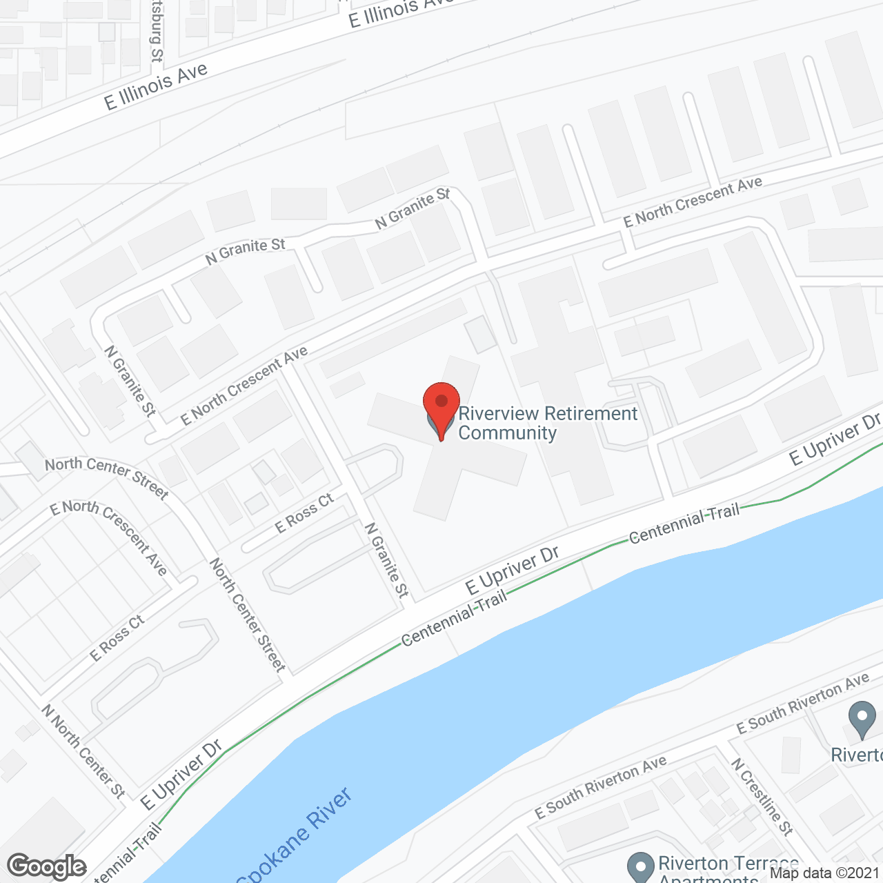 Riverview Terrace in google map