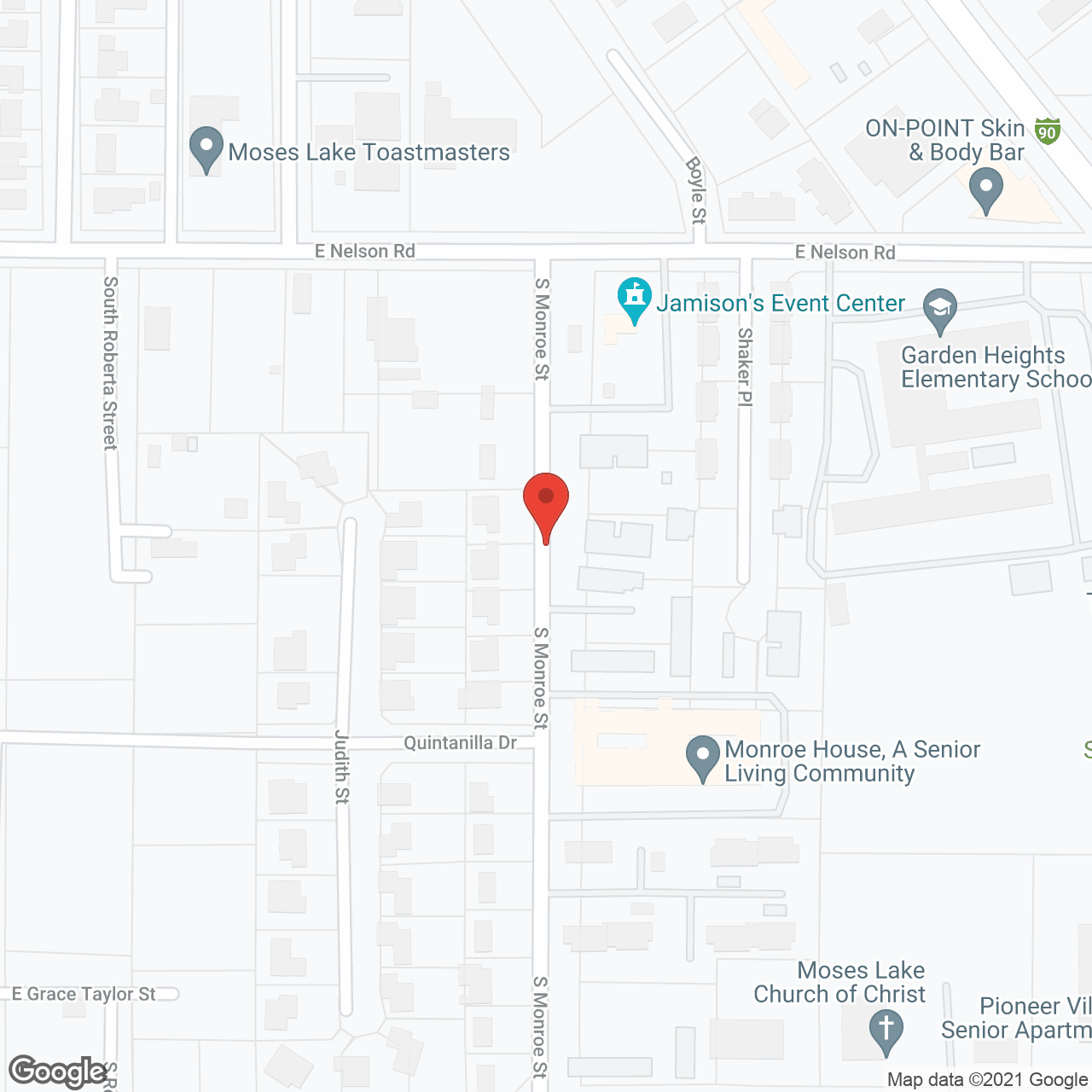 Monroe House in google map