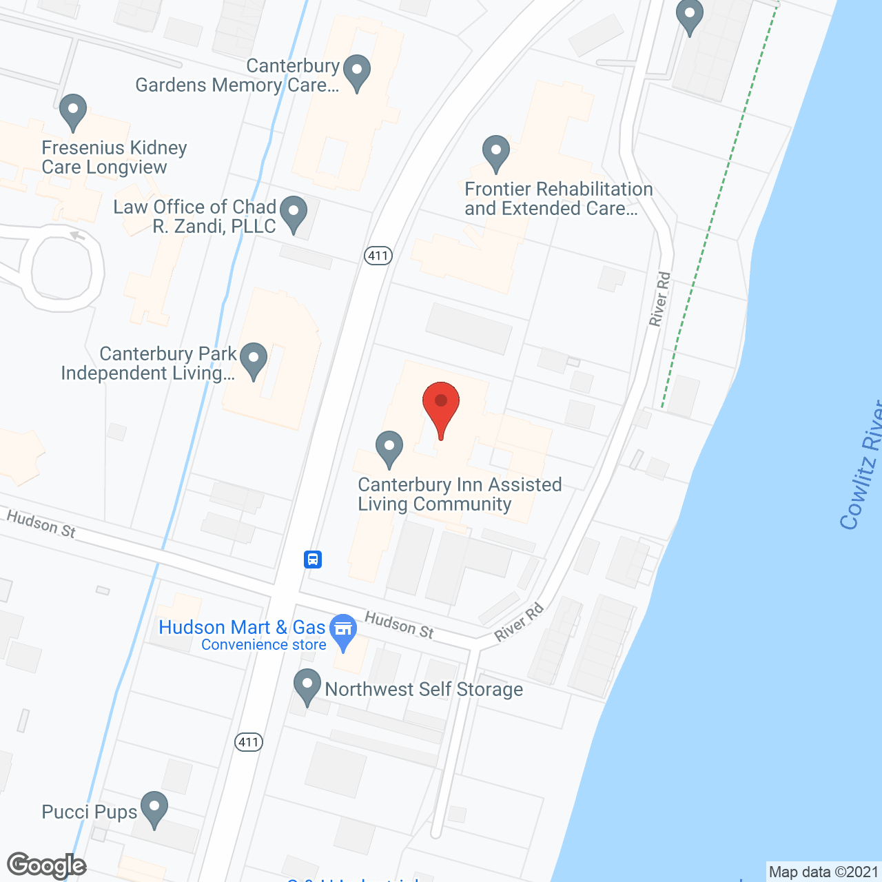 Canterbury Inn in google map