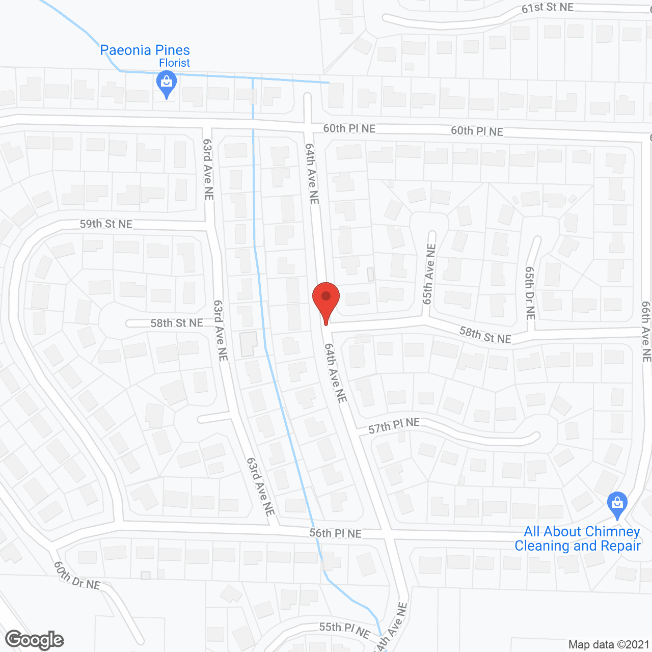 Grandview Village in google map