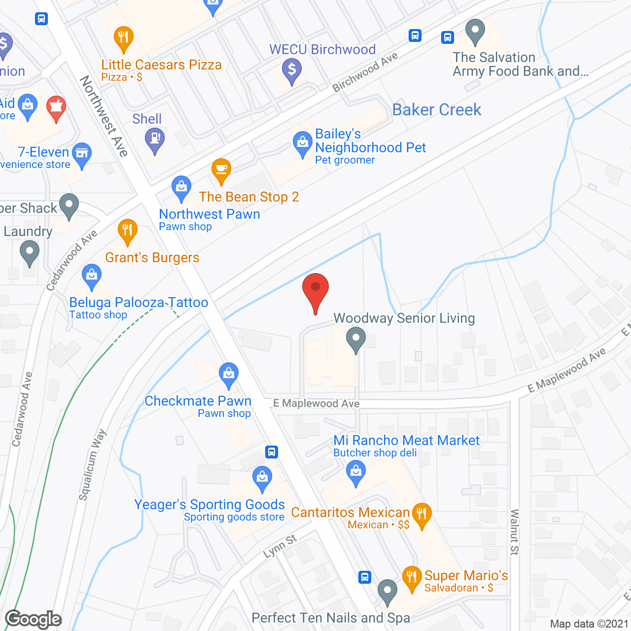 Sapphire at Woodway in google map
