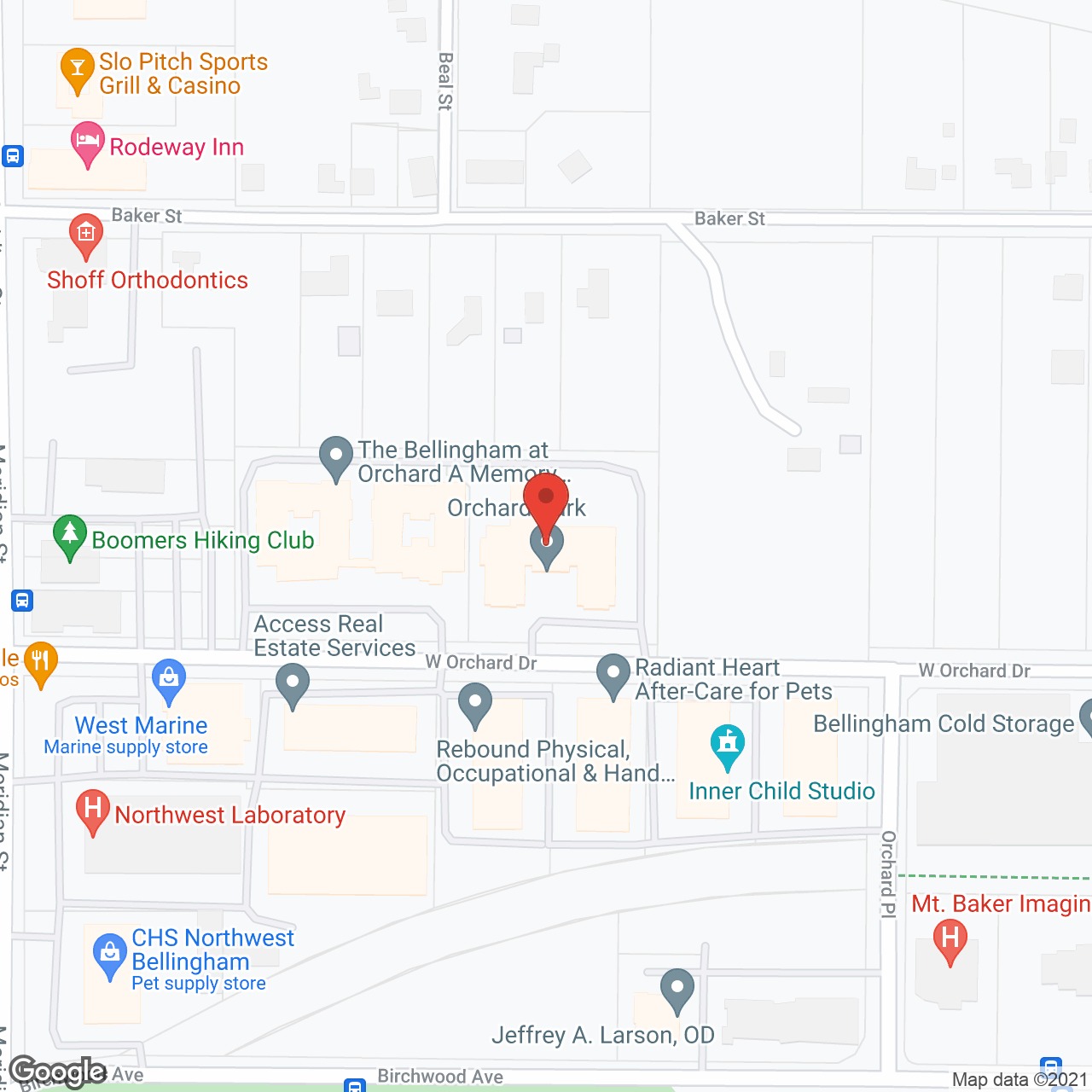 Orchard Park Assisted Living in google map