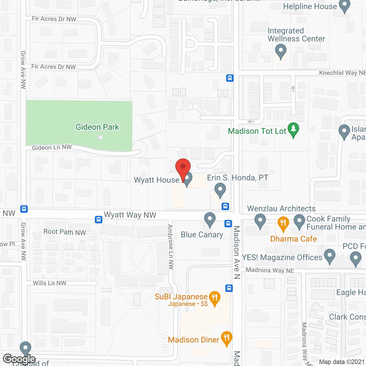 Wyatt House Retirement Center in google map