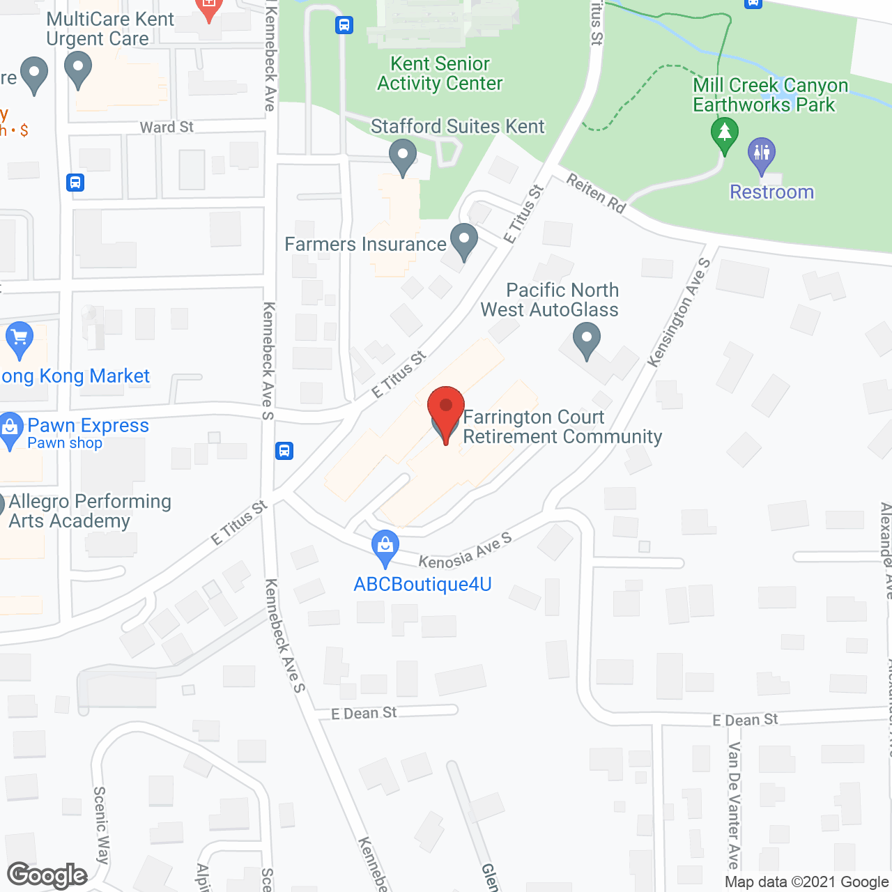 Farrington Court in google map