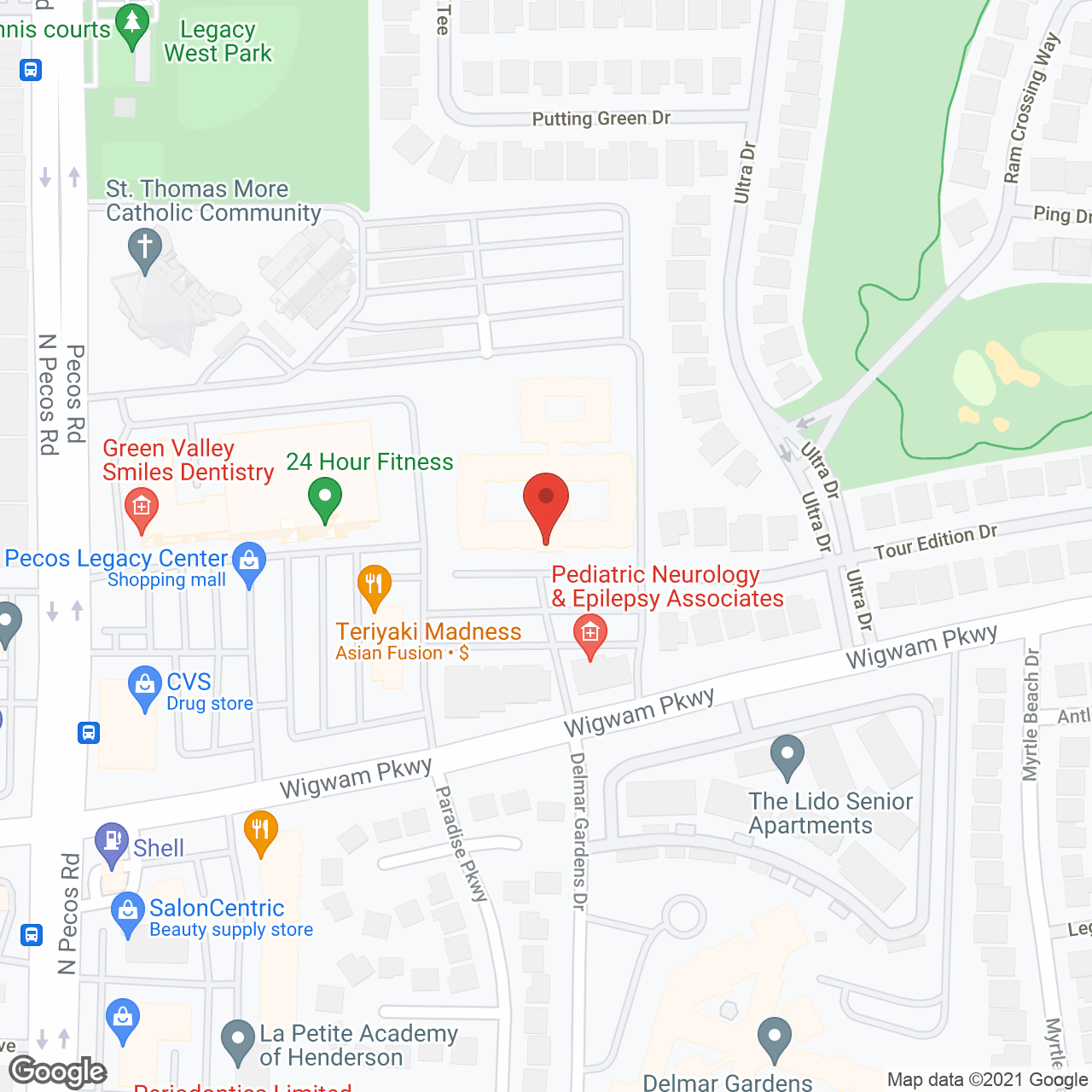 Prestige Assisted Living at Mira Loma in google map