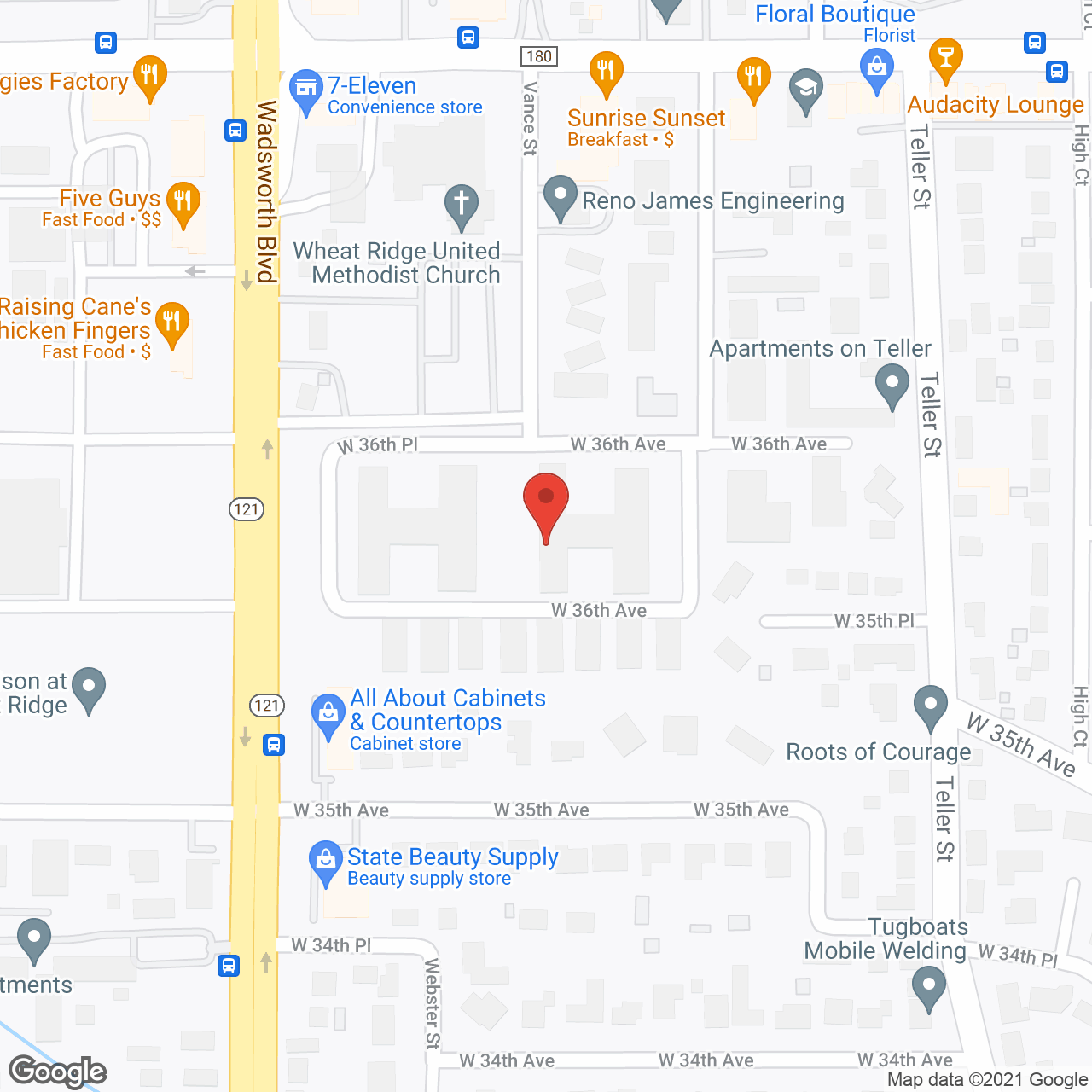 Morningside in google map