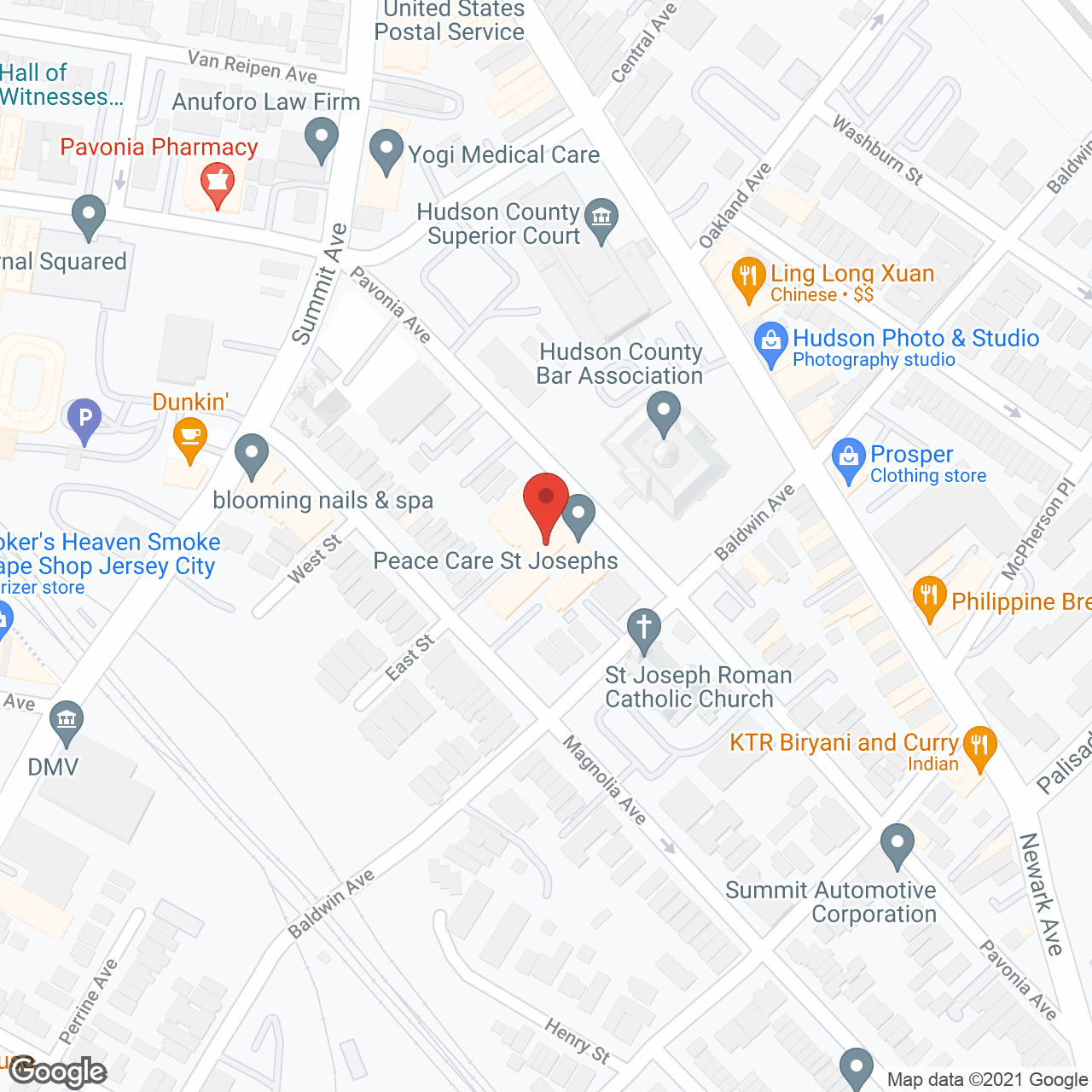 Cusak Care Center at St Joseph's Home For the Blind in google map