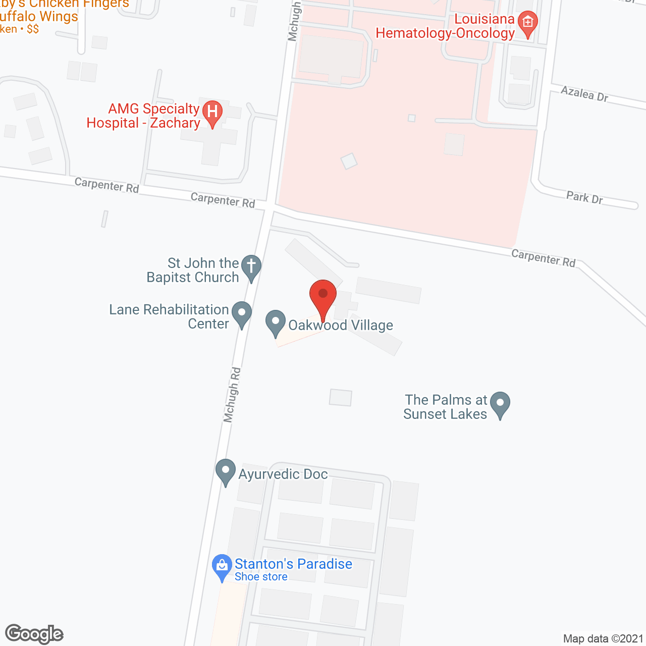 Oakwood Village in google map