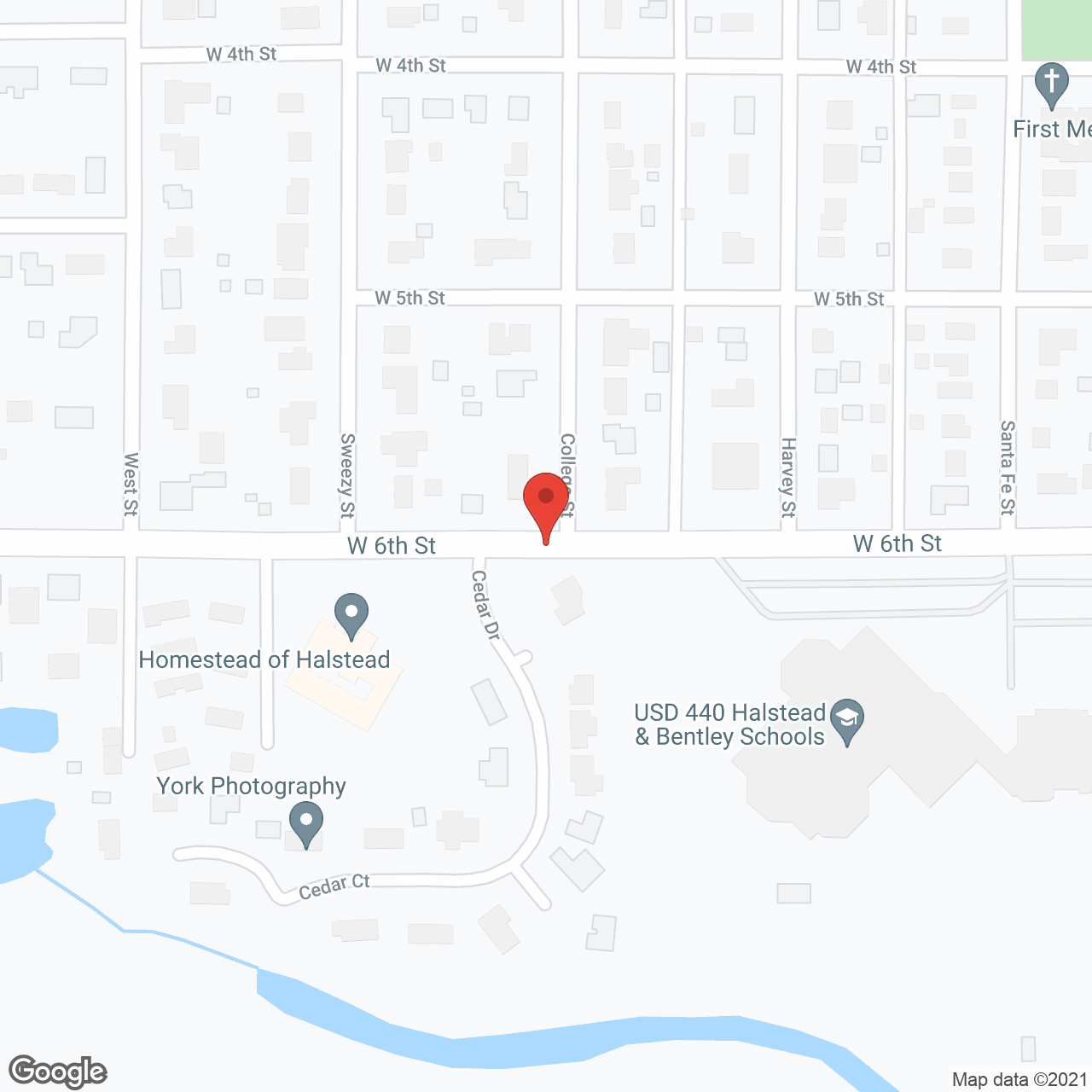 Homestead of Halstead in google map