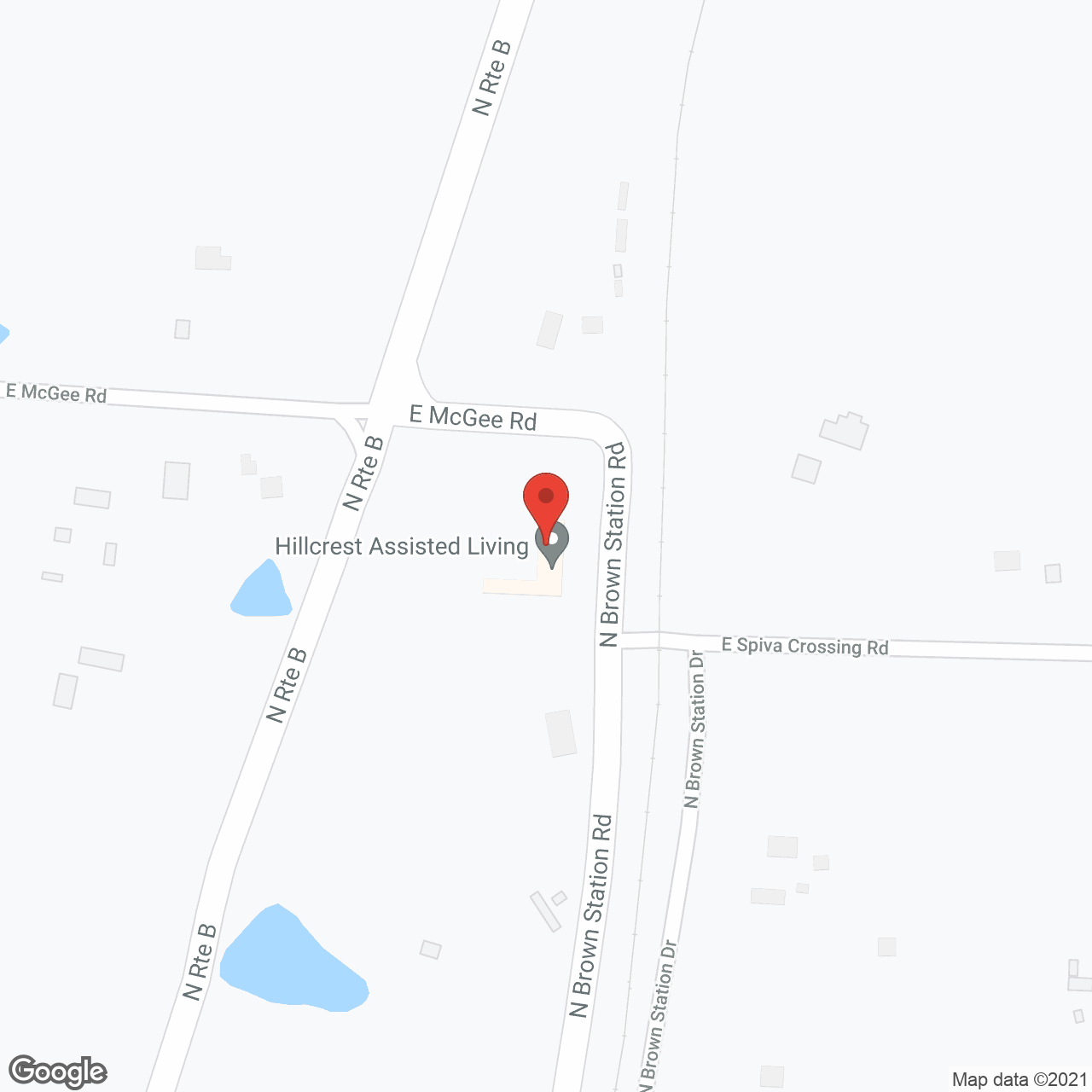 Hillcrest Assisted Living in google map