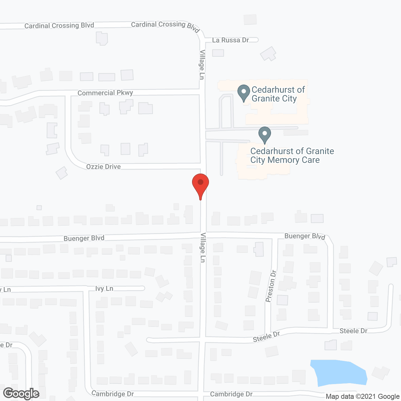 Cedarhurst of Granite City in google map