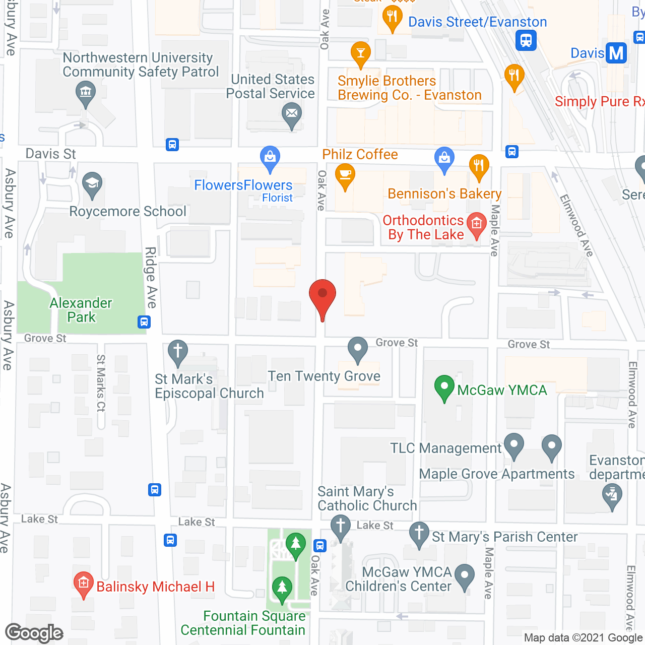 Museum Residences on Oak in google map