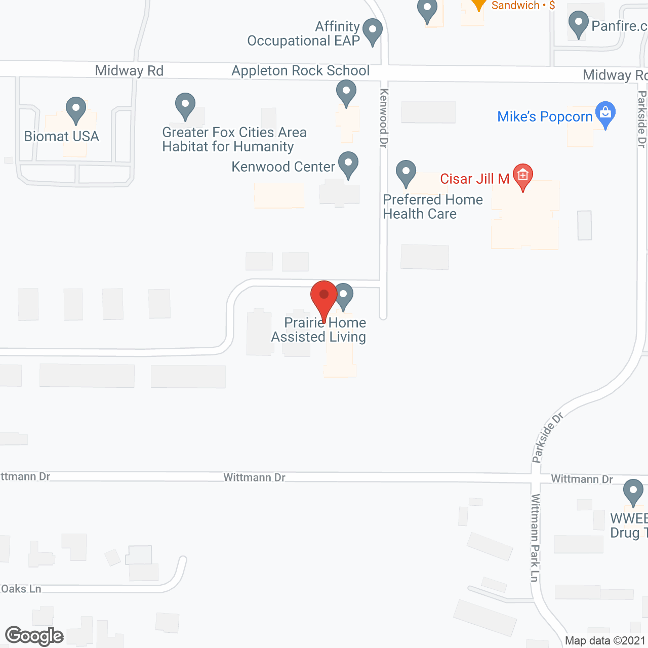 Prairie Home Elder Services LLC in google map
