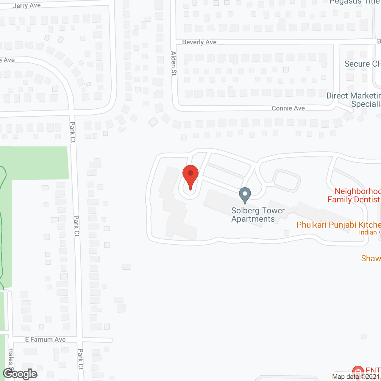 Madison Manor Apartments in google map
