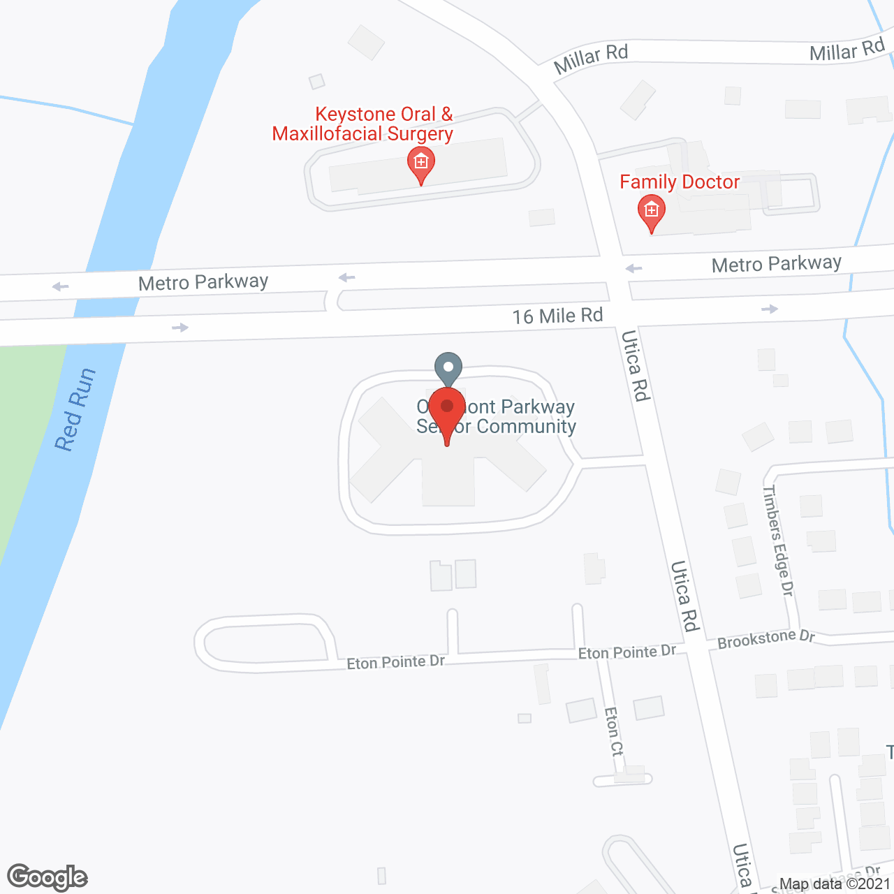 Oakmont Parkway in google map