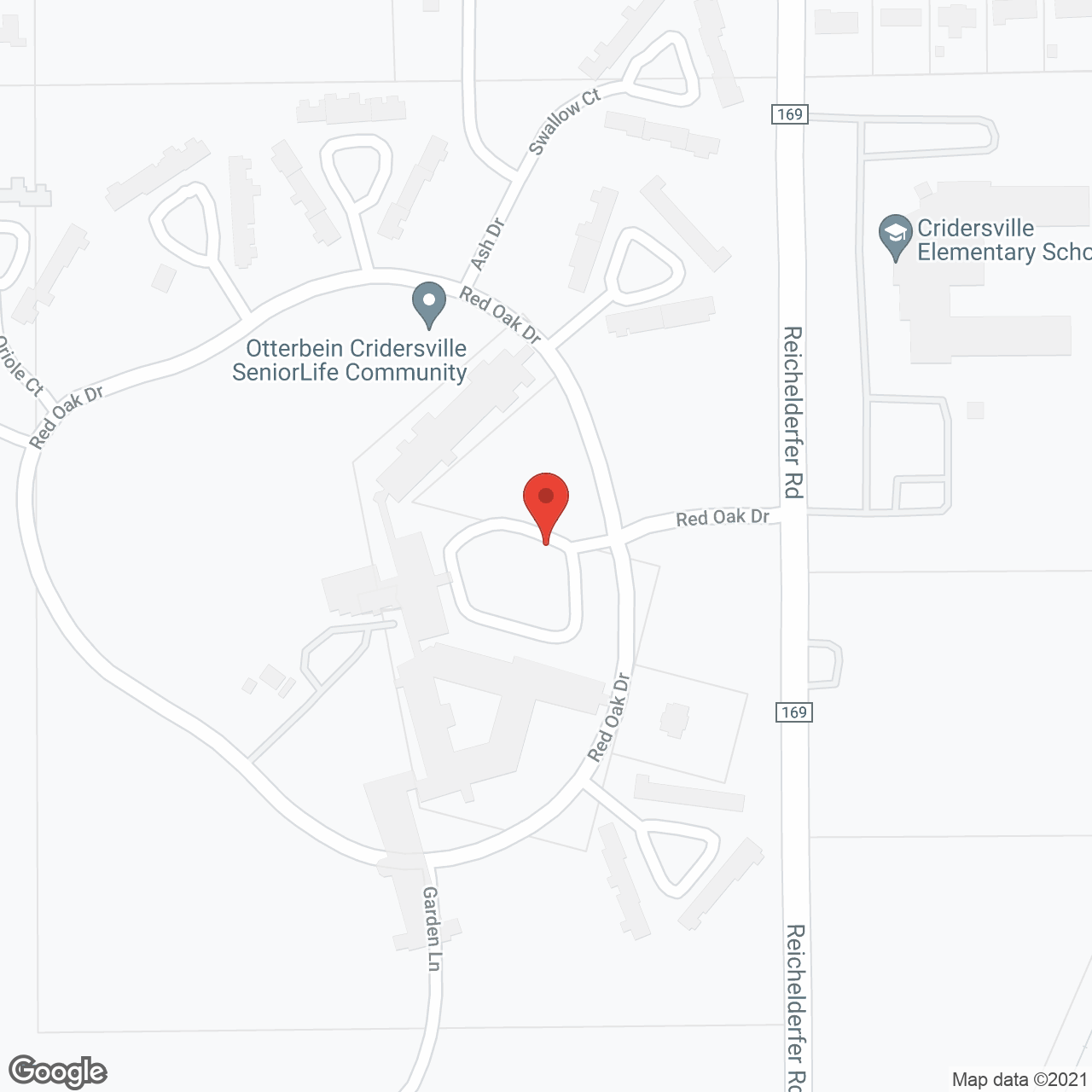 Otterbein Cridersville SeniorLife Community in google map