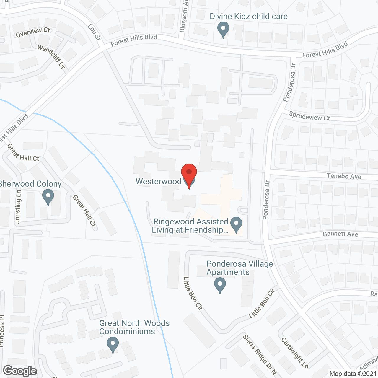 Westerwood in google map