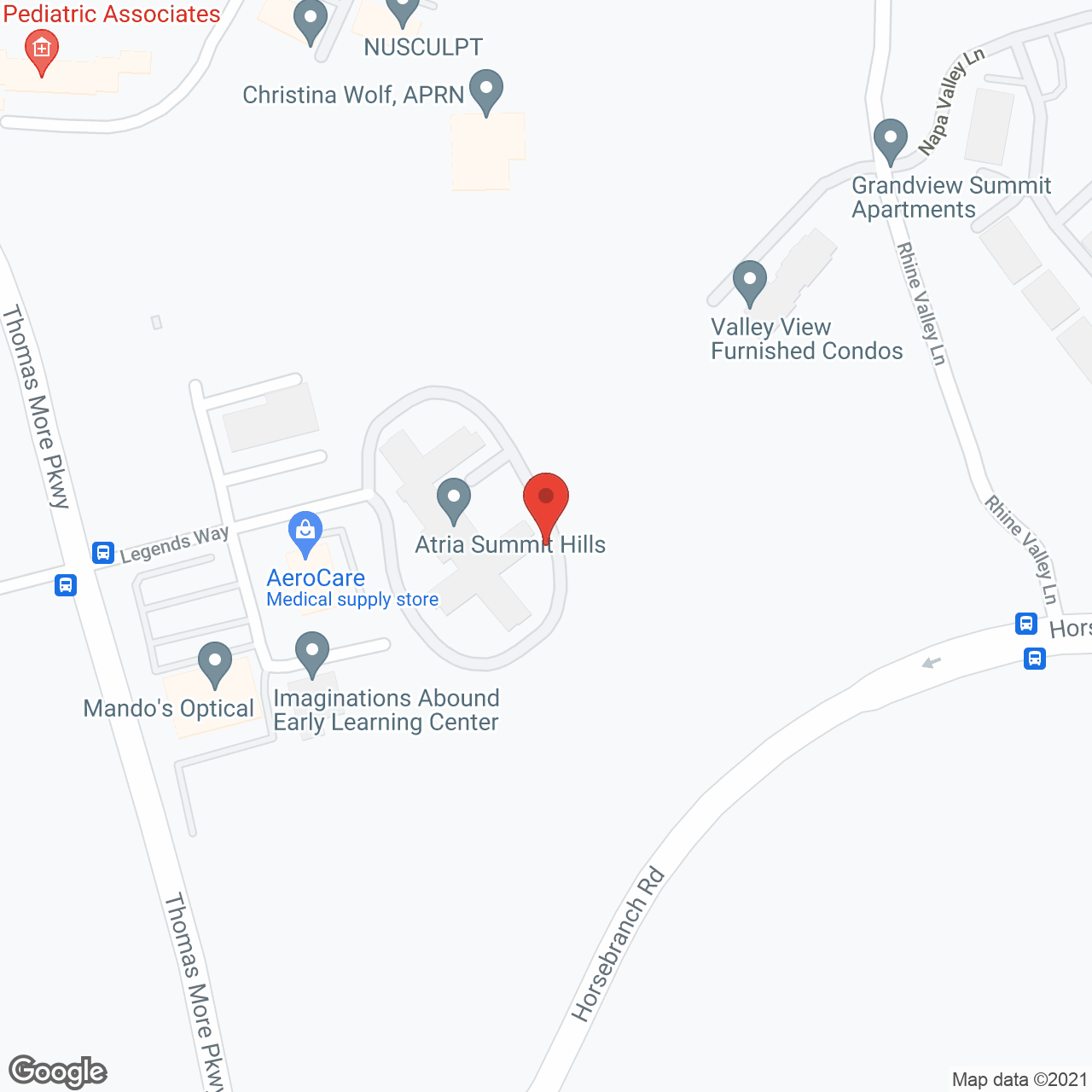 Celebration Villa of Summit Hills in google map