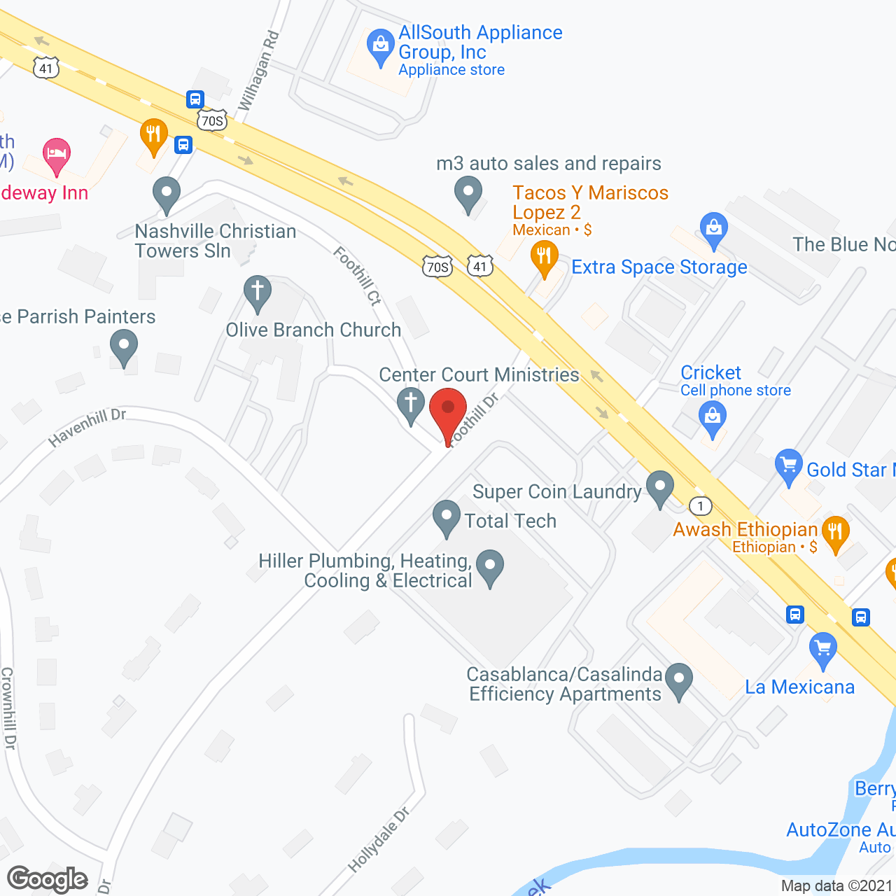 Nashville Christian Towers,  Inc. in google map