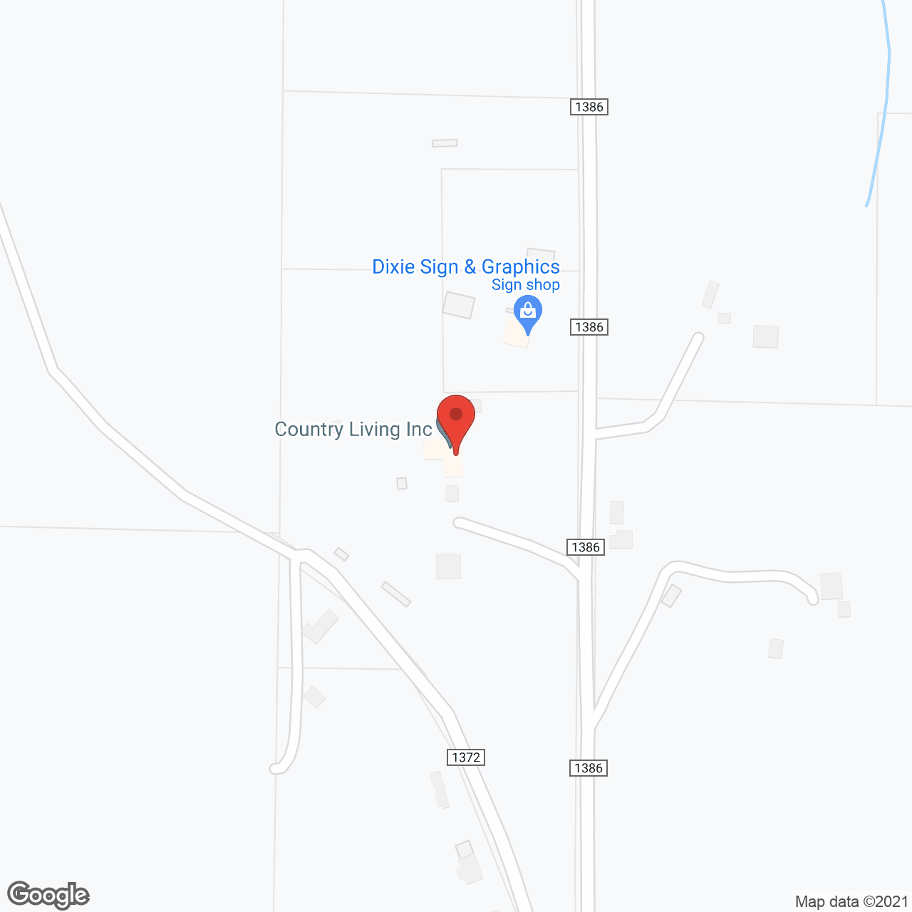 Country Living,  Inc. in google map