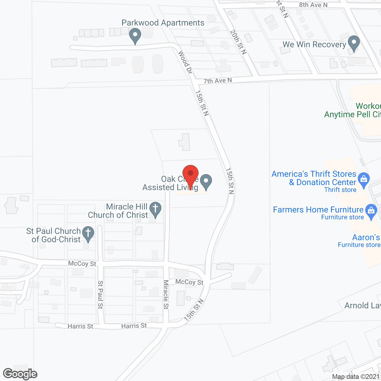 Oak Circle Assisted Living,  LLC in google map