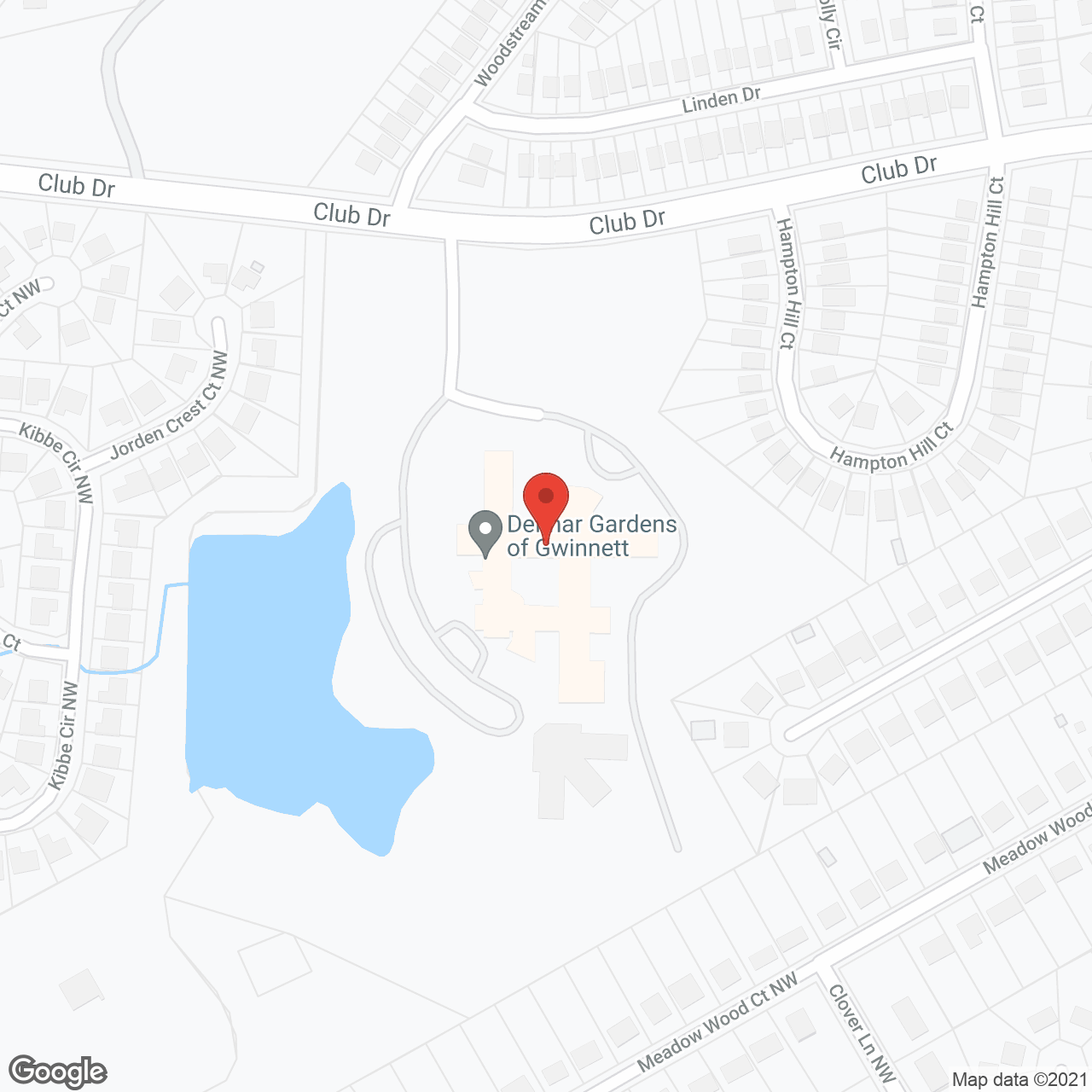 Delmar Gardens of Gwinnett in google map