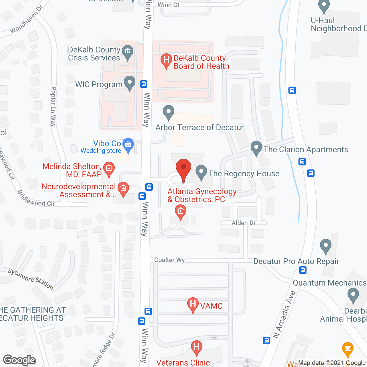 Holiday The Regency House in google map