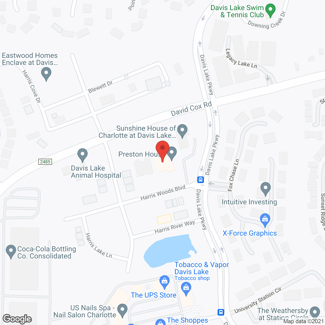 Preston House in google map