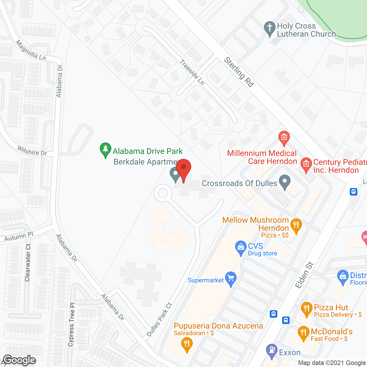 Elden Terrace Apartments in google map
