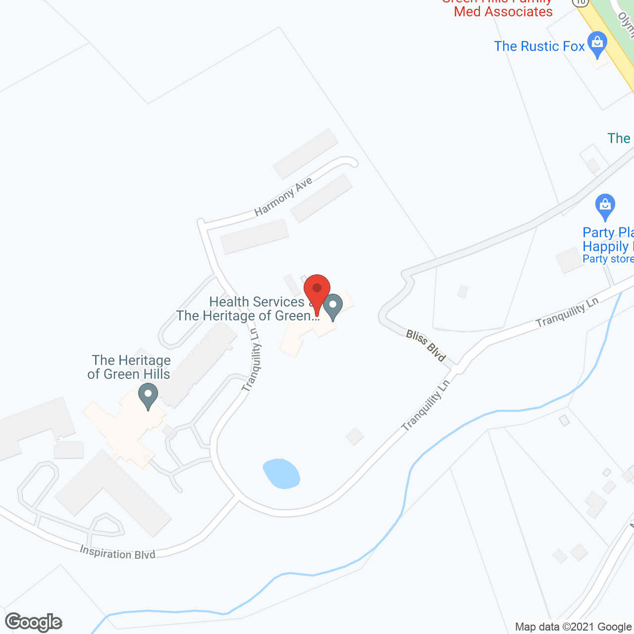 Green Hills Manor At The Heritage in google map