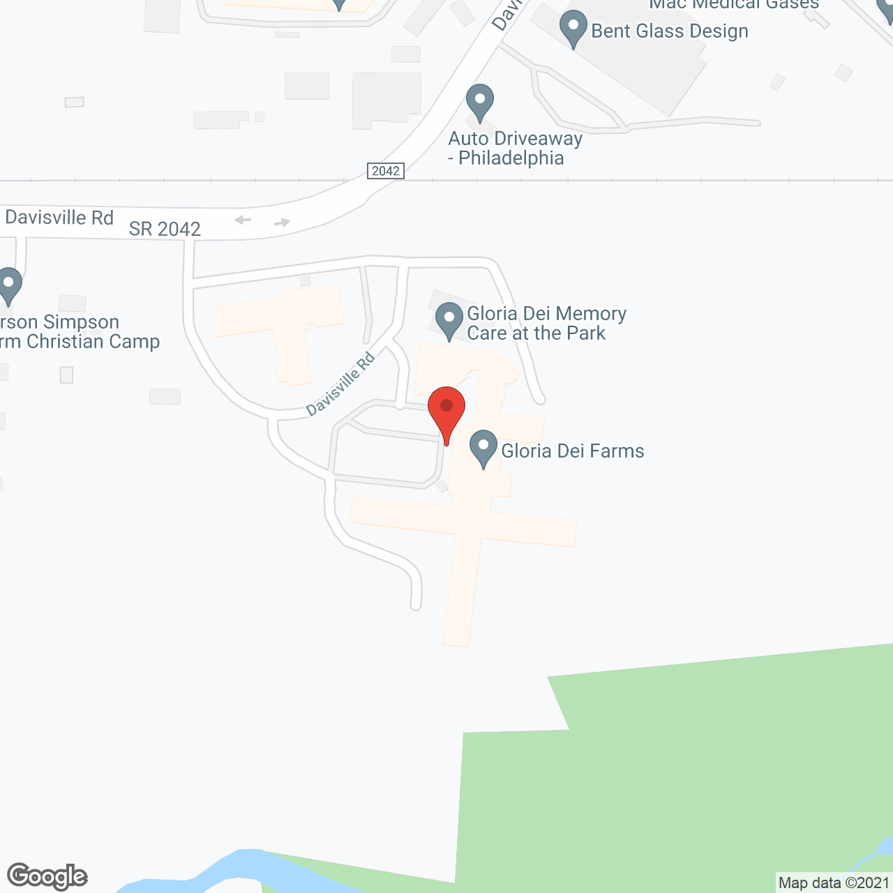 The Farms in google map