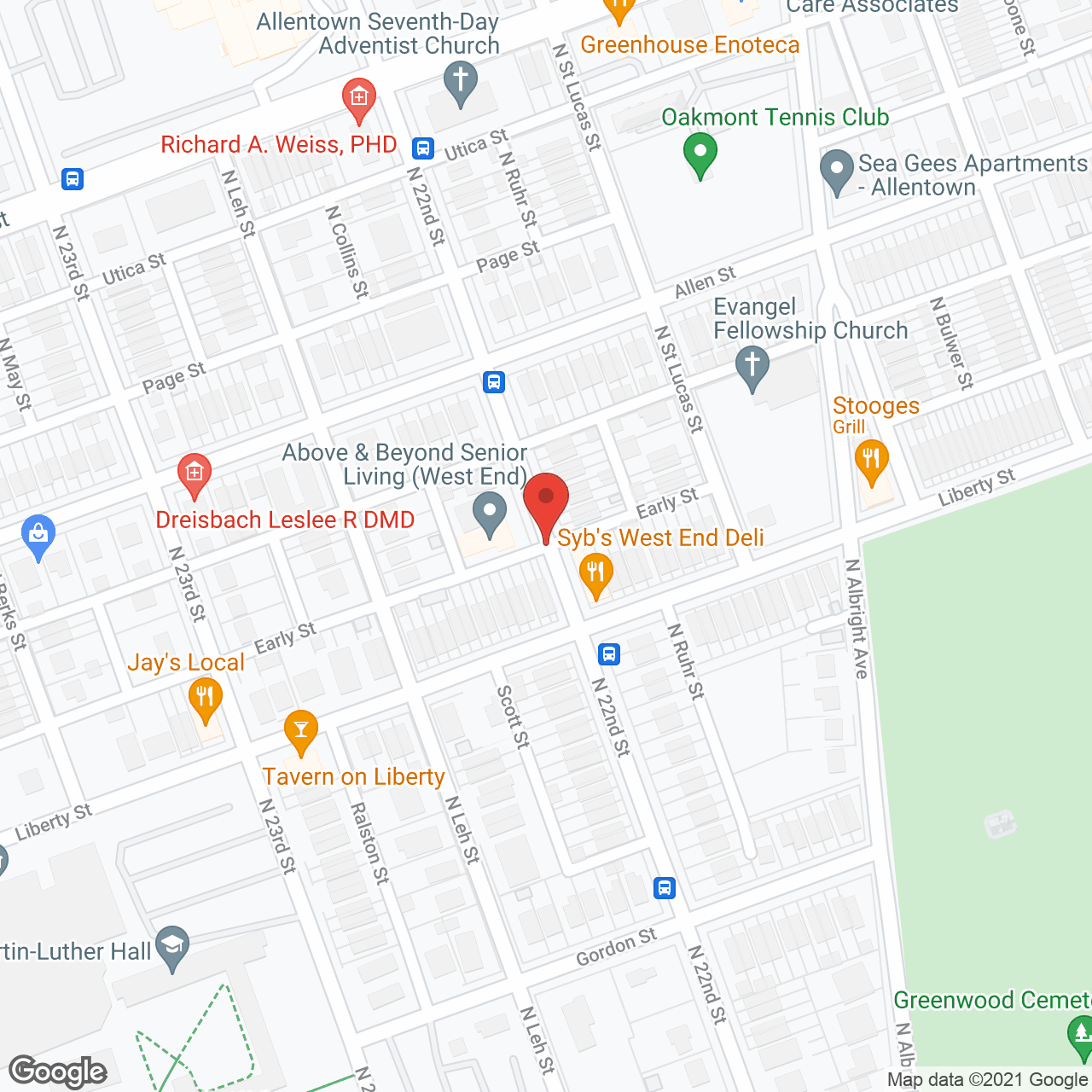 Above & Beyond Inc. in google map