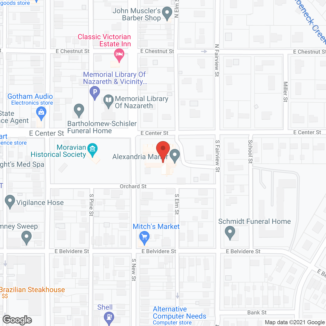 Alexandria Manor Senior Living Centers in google map