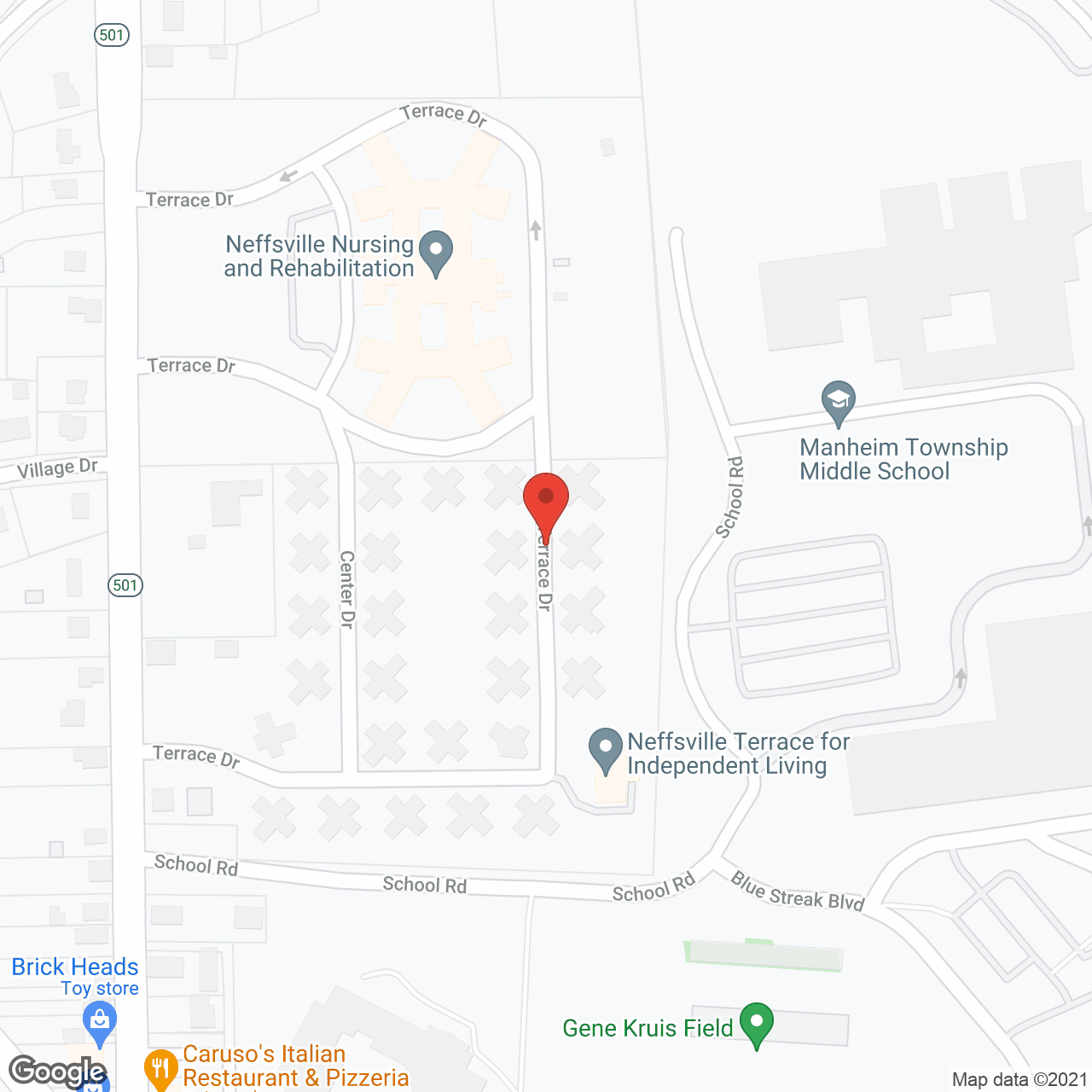 Neffsville Terrace in google map
