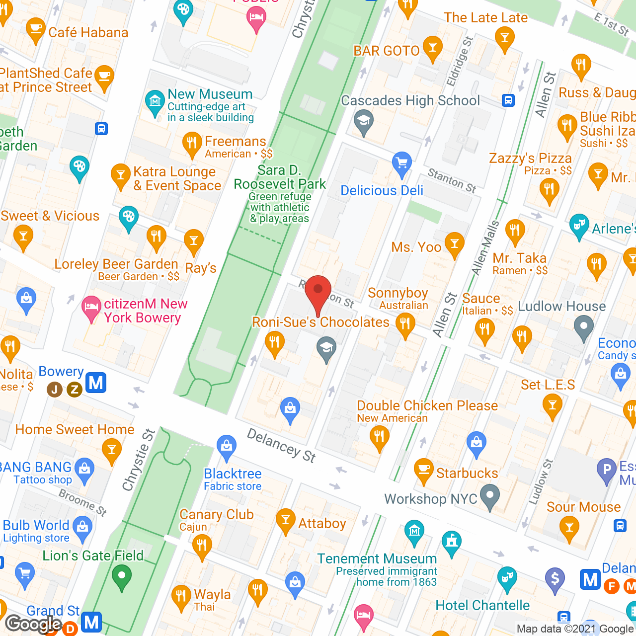 Rivington House Health Care in google map