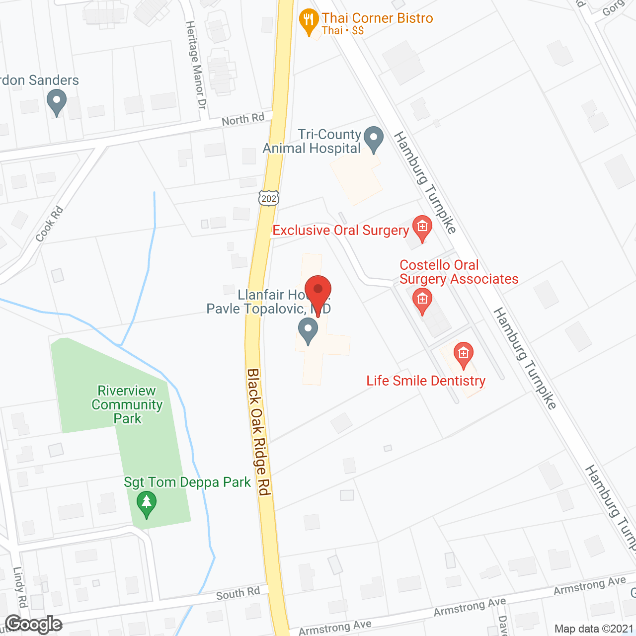 Llanfair Care & Rehabilitation in google map
