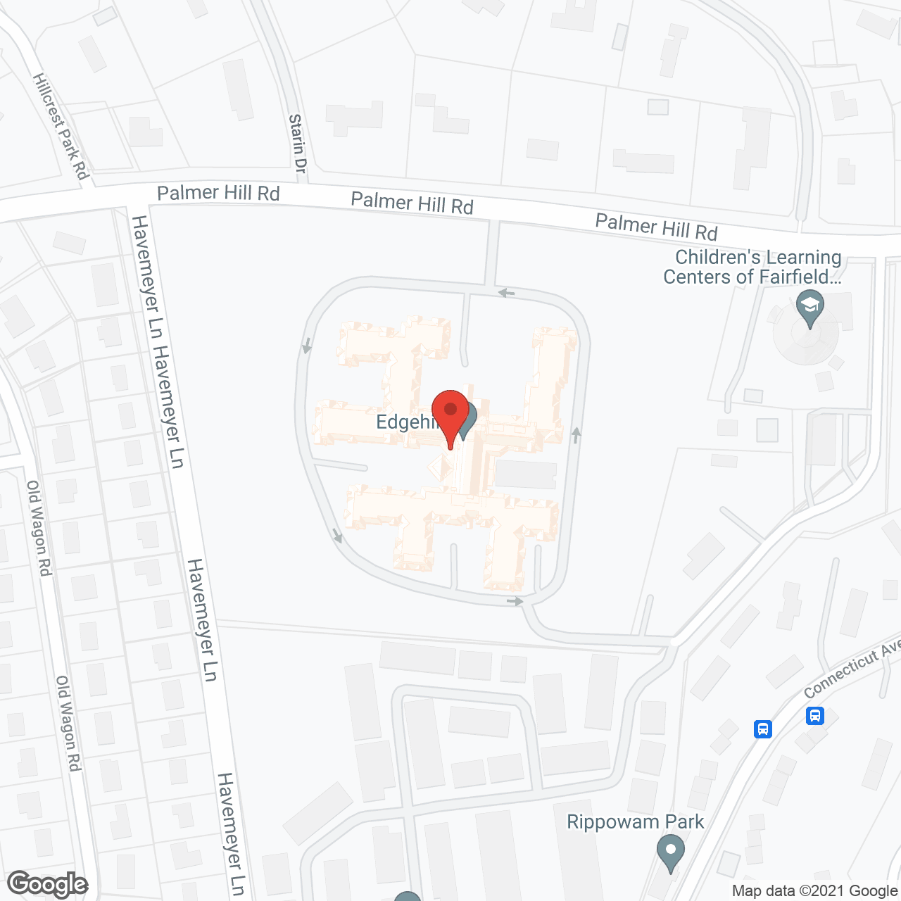 Edgehill,  a CCRC in google map
