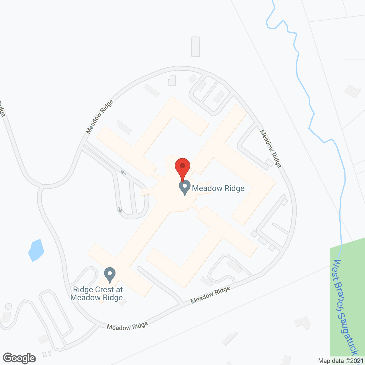 Meadow Ridge in google map